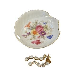 Ceramic Dish and Earrings Gift